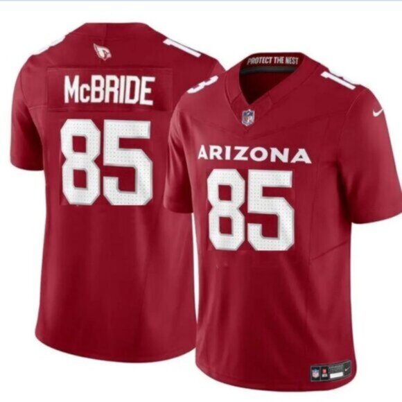 Mens Youths Womens McBride #85 Arizona Cardinals Red Jersey - Picture 1 of 1